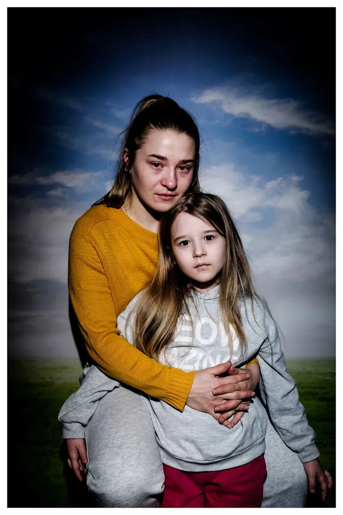 Tetiana, 35 años, y Alisa, 7 años, de Lutsk