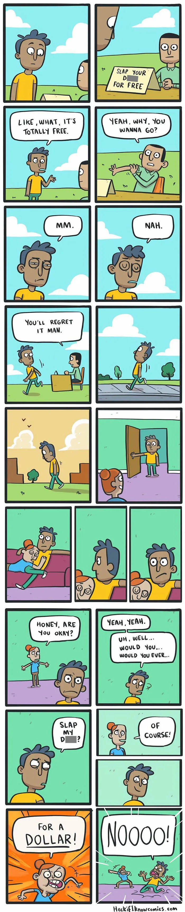 Artist Made These 40 Hilariously Absurd Comics With Ridiculously Unexpected Twists
