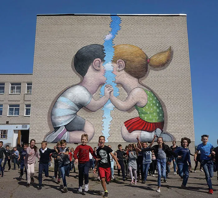 "Keep In Touch". Popasna, Donbass, Ukraine