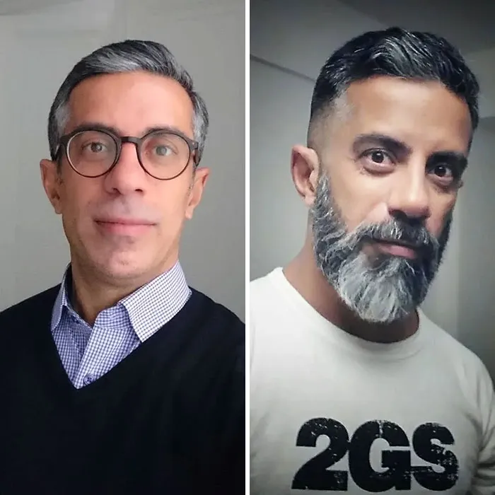 Reto sin barba y con barba