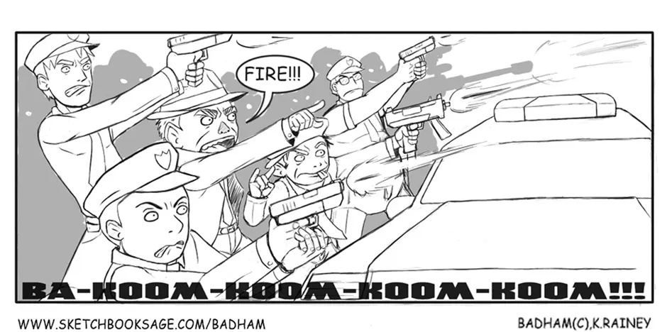 Badham, Fire!!!