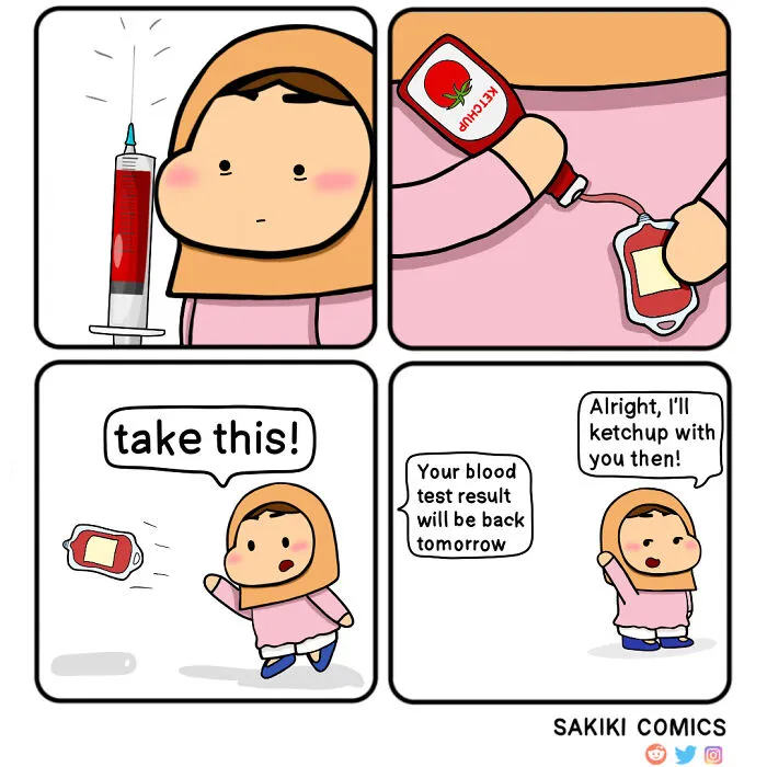 Got Ketchup From My Head To-Ma-Toes