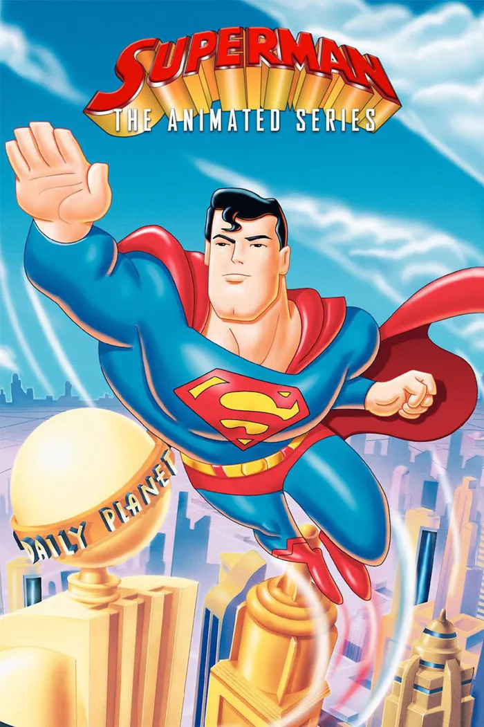 Poster for Superman: The Animated Series cartoon