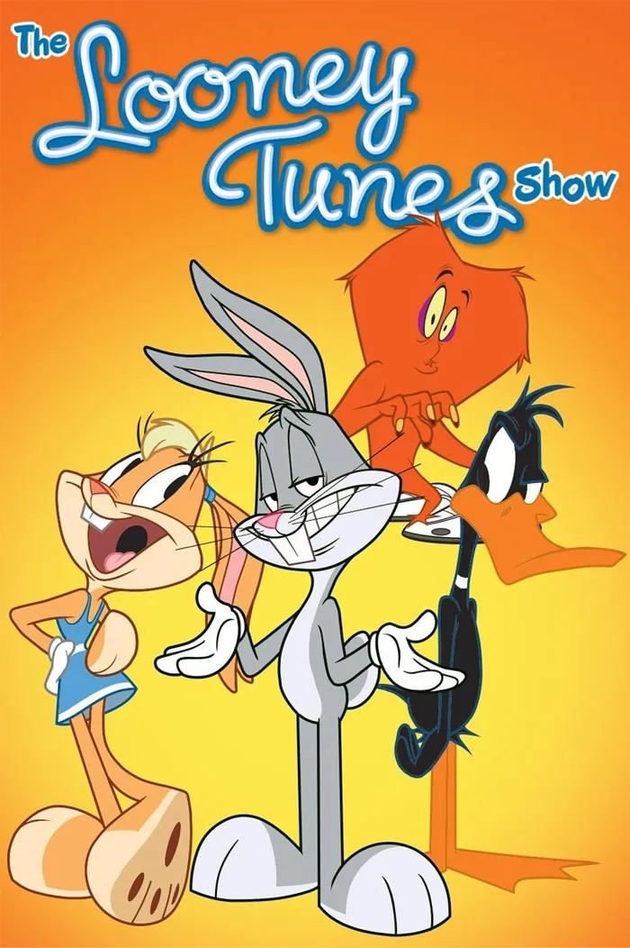 Poster for The Looney Tunes Show featuring characters Bugs bunny, Duck