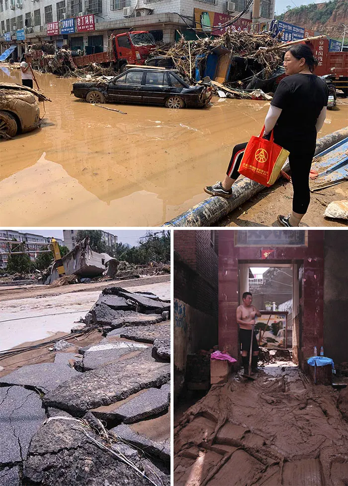 Inundación catastrófica en Henan, China, más de 300 personas fallecidas