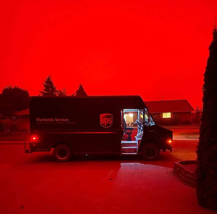Los incendios forestales de Oregón parecen francamente apocalípticos