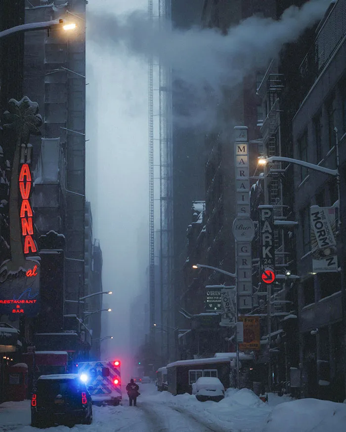 Tormenta de nieve en Nueva York