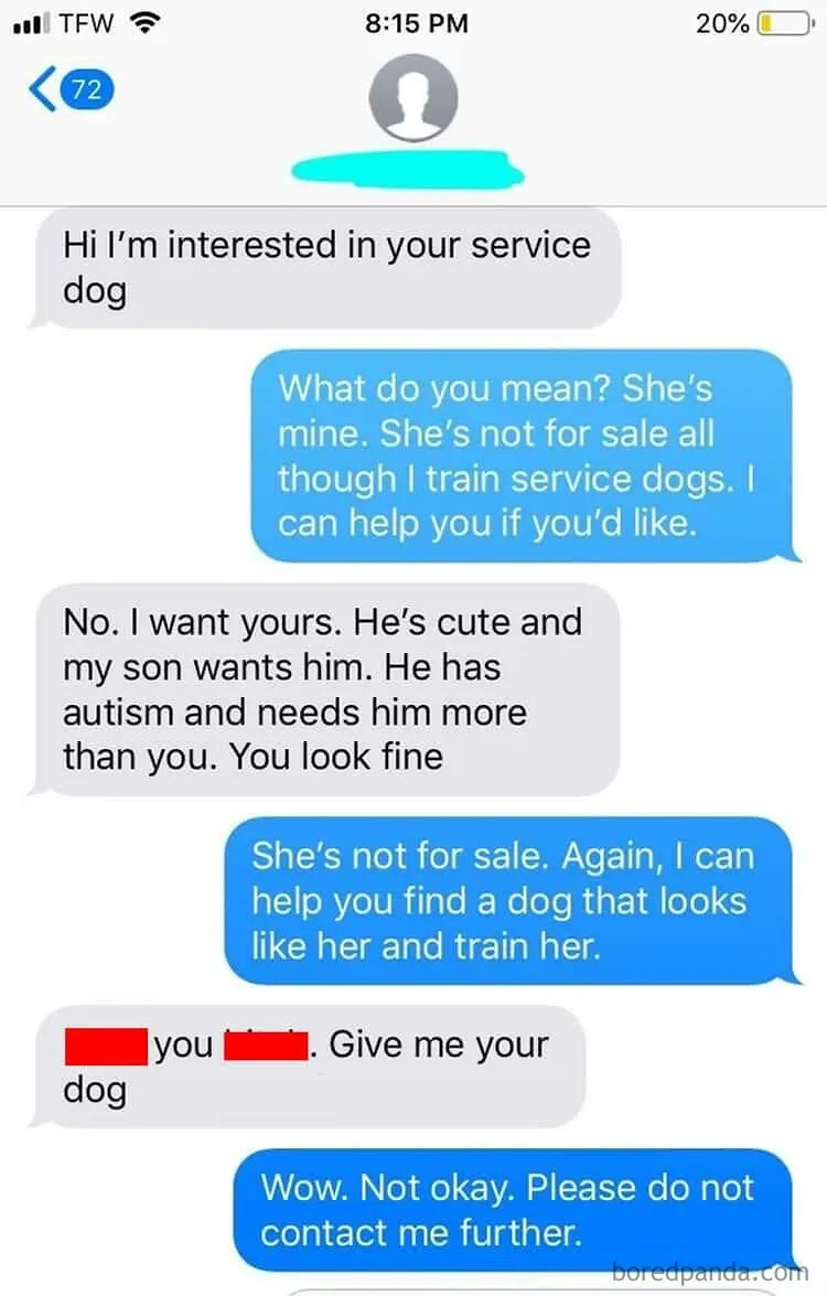 No, You Can’t Have My Dog
