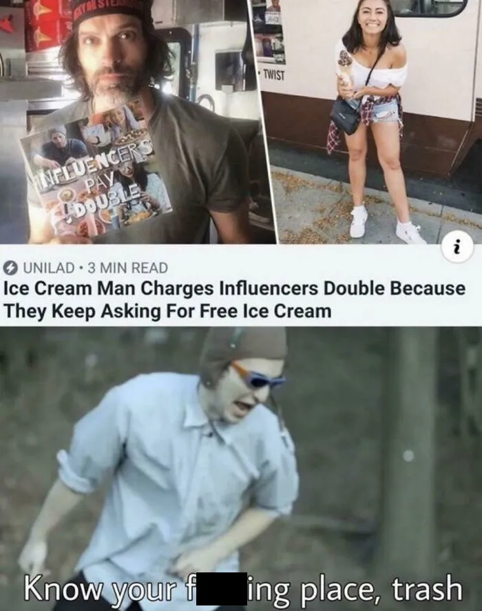 Influencers Are The Worst Choosing Beggars