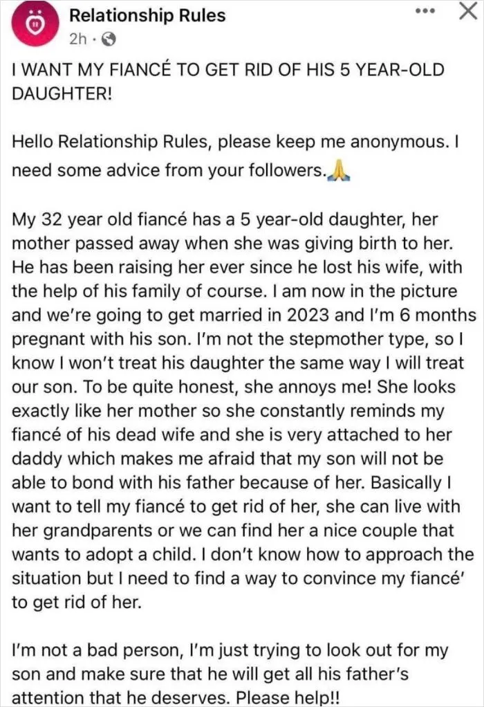 Karen Want To Get Rid Of Her Fiancé's 5 Years Old Kid