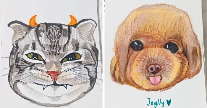 I Created Adorable Animal Art To Hopefully Make You Smile (30 Pics)