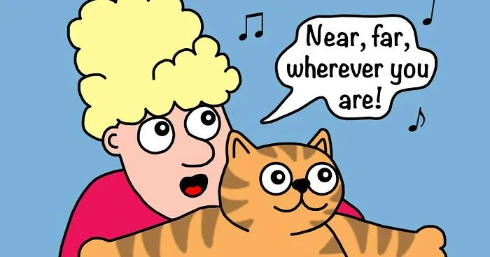 I Make Funny Film Fan Art Featuring Mitch The Cat (8 Pics)
