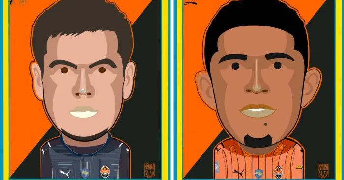 Shakhtar Donetsk 2021-2022 Team Illustrations Made In Procreate To Have A Memory Of Them (30 Pics)