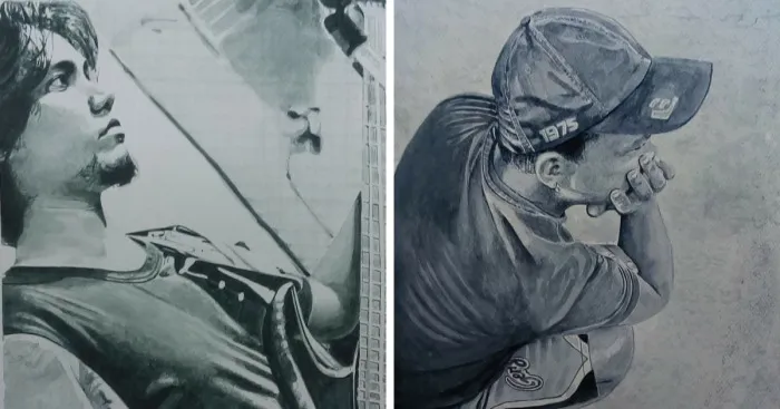 I Make Hyperrealistic Watercolor Paintings Using Monochromatic One Color (14 Pics)