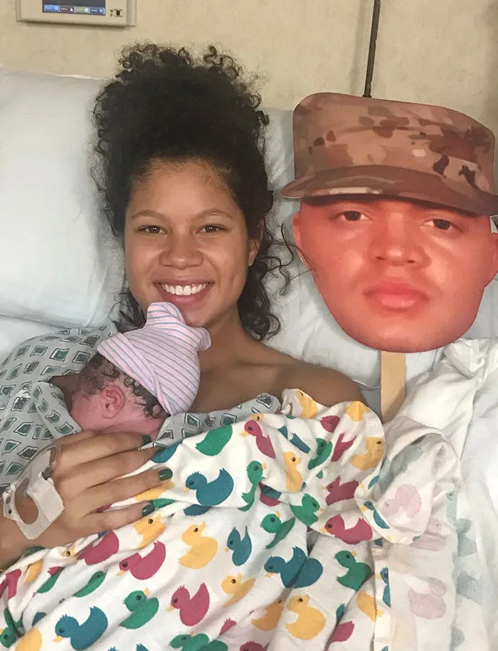 My Son Was Born Today. I Am Away, But My Wife Sent Me This. I Am Beyond Excited