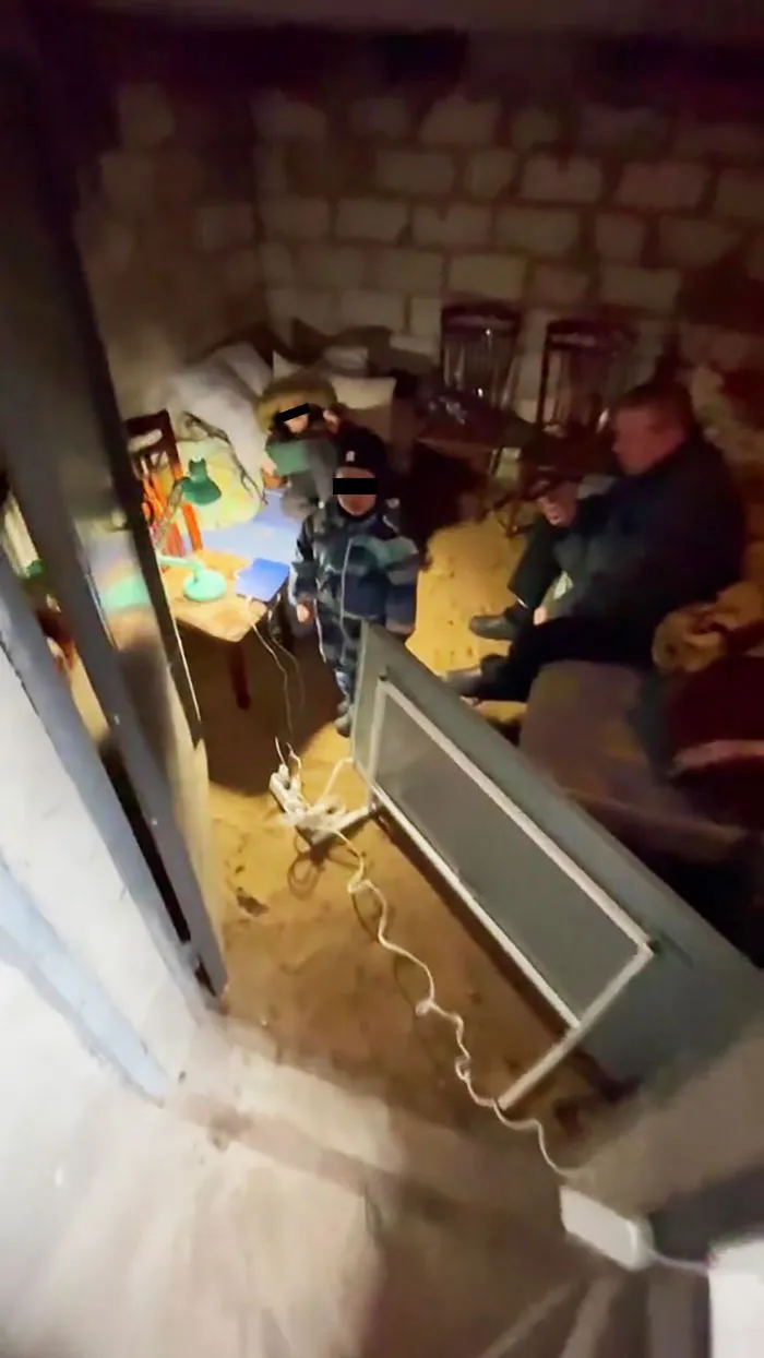 A Makeshift Bunker In A Family Basement