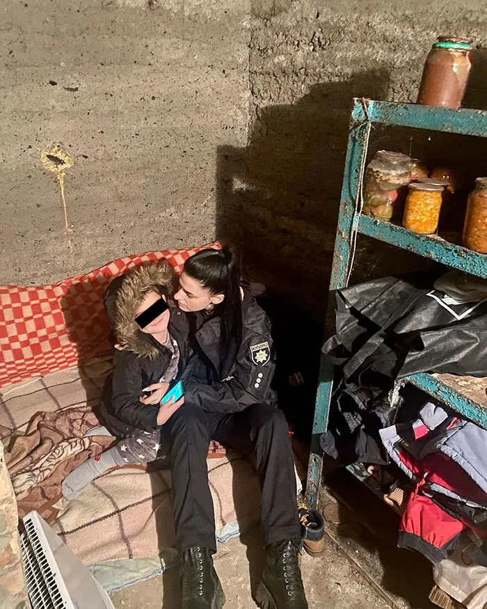 Family Set Up A Bomb Shelter In A Basement