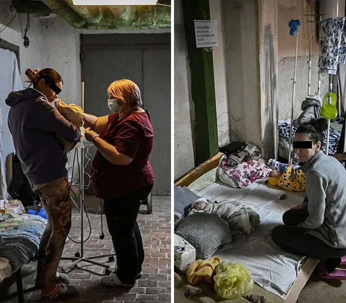 Newborn Babies Are Being Taken Care Of In A Basement Used As A Bomb Shelter At The Okhmadet Children's Hospital In Kyiv, Ukraine, Monday, Feb. 28, 2022