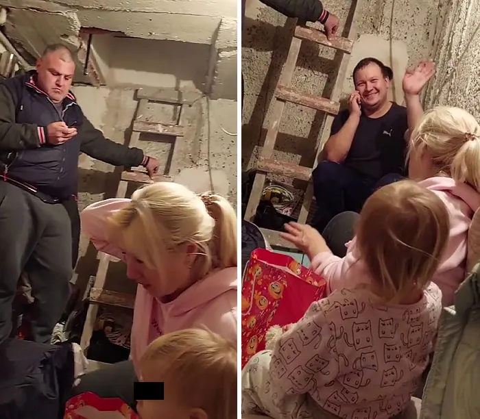 "The House Has Not Yet Been Completed, But The Basement With The Neighbors Has Already Been Settled In .... Peace To All!": Multiple Families Huddling Together In Underground Basement