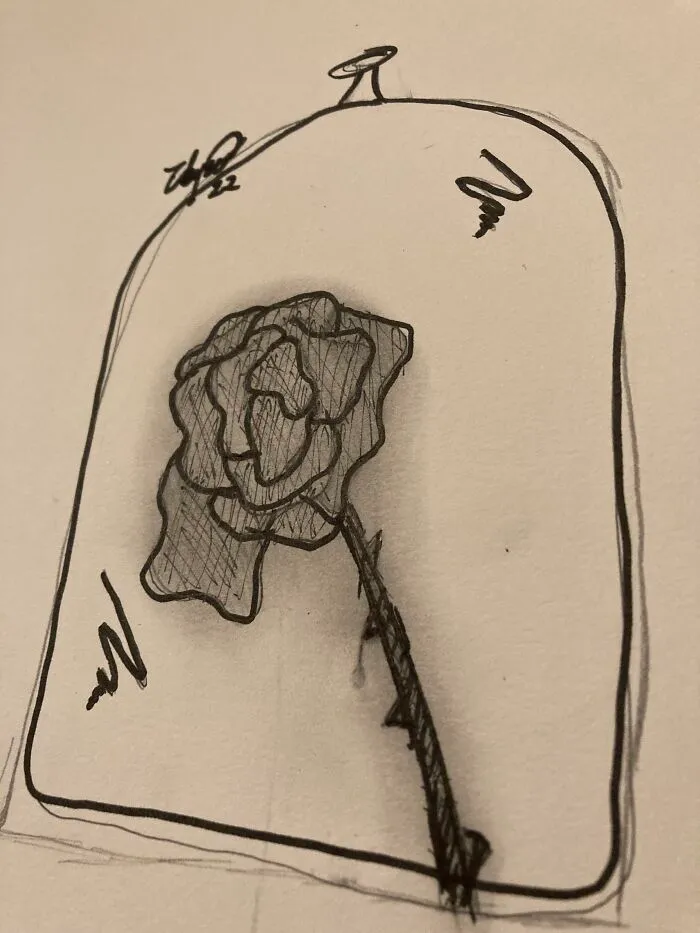 Here’s Some Crappy Line Art That I Scribbled Down And Somehow Saved. ✨🌹
