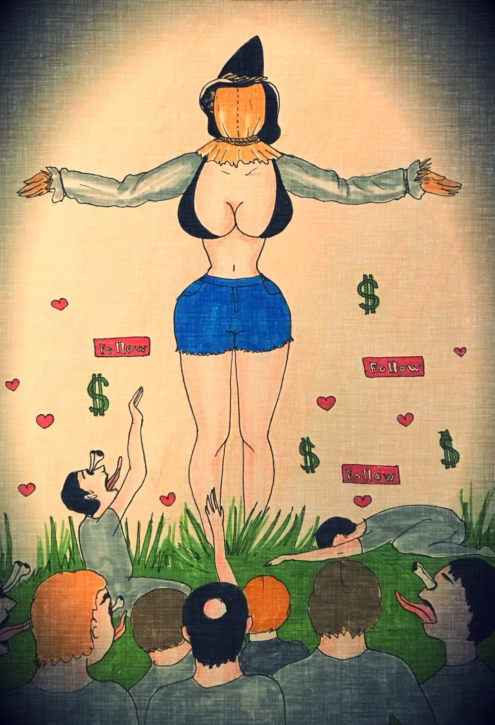 Satirical Social Media Art