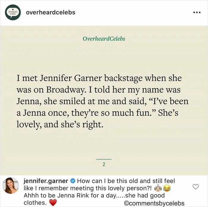 40 Of The Best Comments That Celebrities Have Ever Posted, As Shared On This Instagram Account