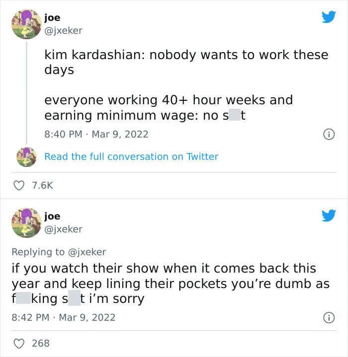 35 Of The Most Savage Twitter Reactions To Kim Kardashian Telling Women To Get Off Their Butts And Work
