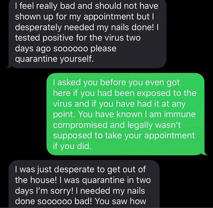 Karen Desperately Needed Her Nails Done