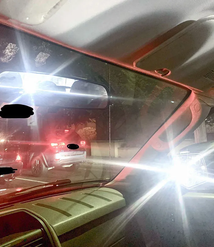 If Your Headlights, Not Even Your High Beams, Are This Bright, You Deserve To Go Straight To Hell
