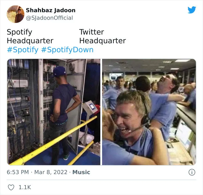 Spotify Going Down Prompted People To Post These 30 Memes And Reactions