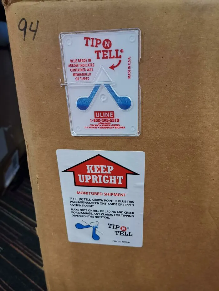 This System Allows You To Know If The Package Has Been Handled Correctly