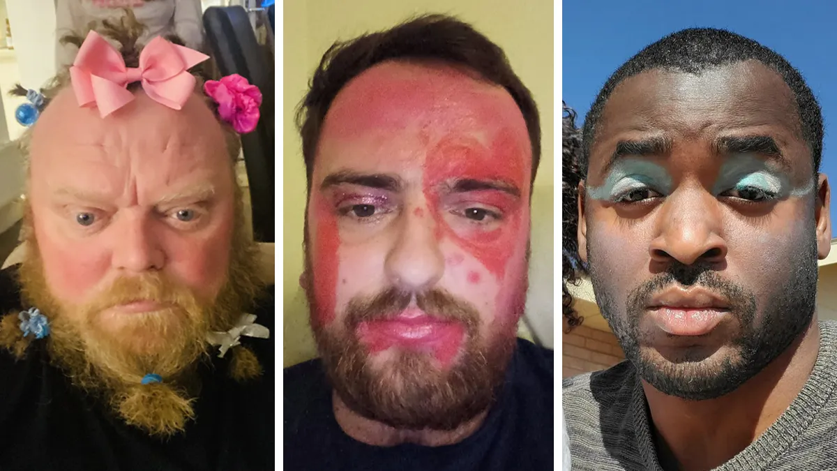 Dads Share 30 Times Their Daughters Used Them For Makeup Experiments And It’s Hilariously Wholesome