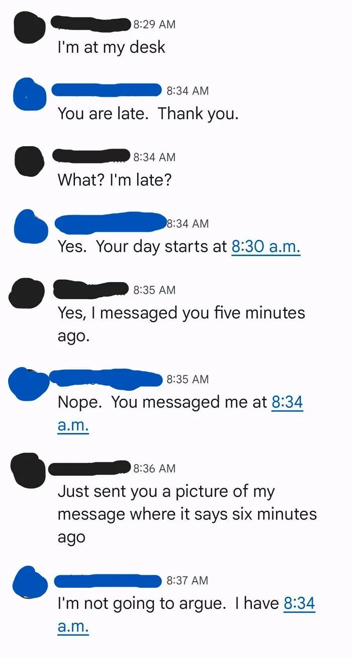 Please Note The Timestamps. Any Suggestions On How To Deal With This Outrageous Unfairness?