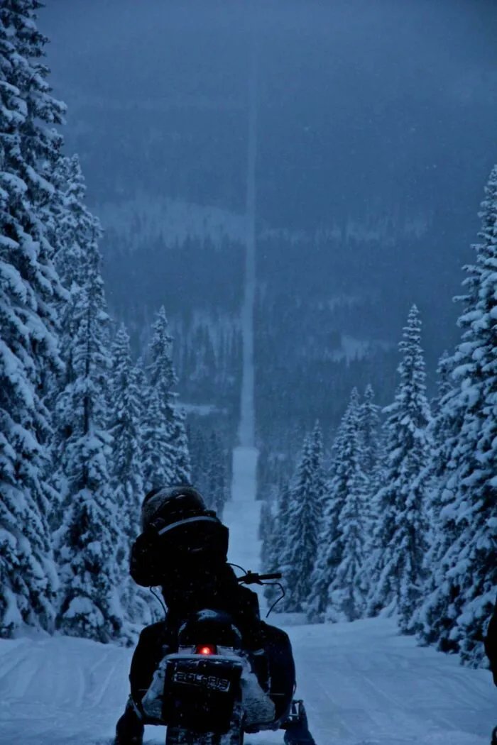 Almost Looks Like If You Tripped You’d Roll Forever Into The Icy Horizon