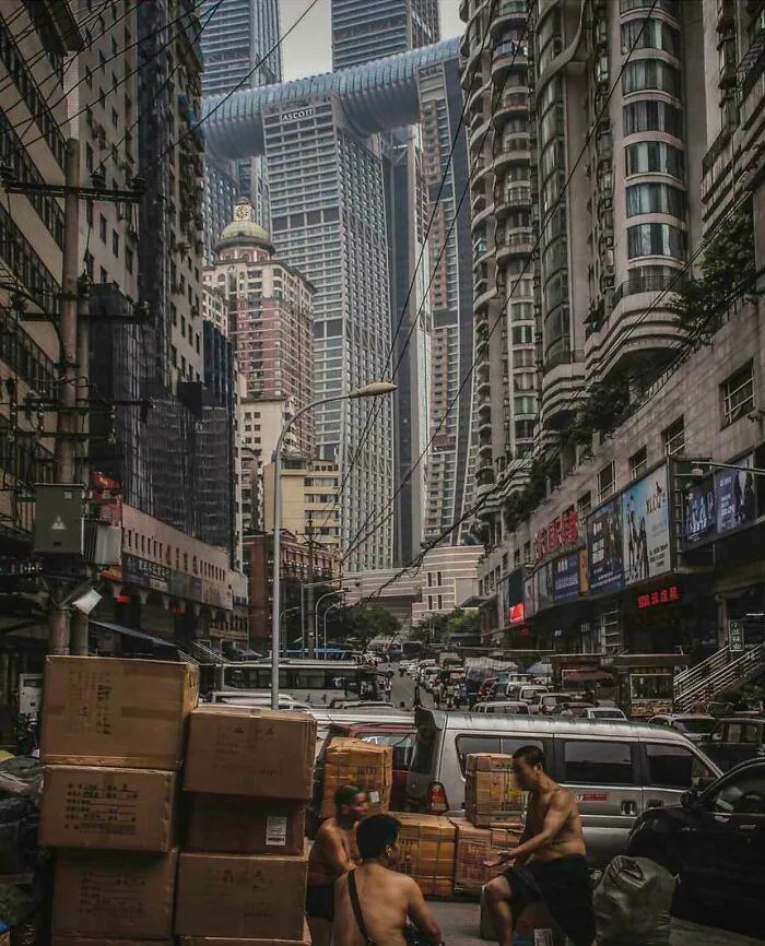View Near The Chongqing Megastructure 