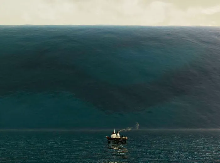 Dentro de las olas