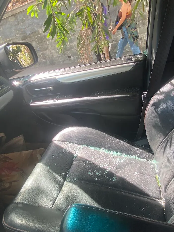 My Brother Had His Window And His Life’s Belongings All Stolen From His Van On His Birthday Yesterday. Feels Bad