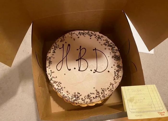 I Asked For "Happy Birthday" On My Husband's Cake But Got This Instead Today