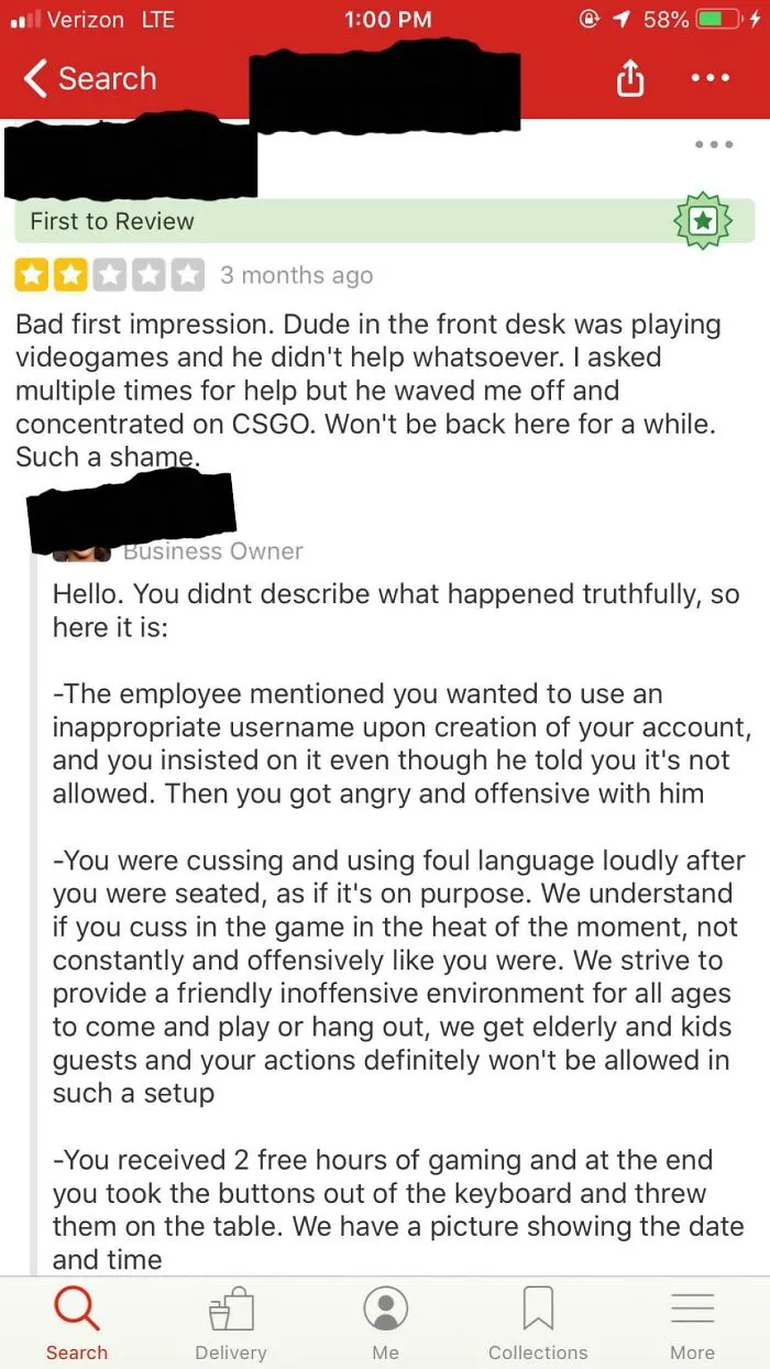 35 Of The Funniest Business Comebacks To Negative Fake Reviews