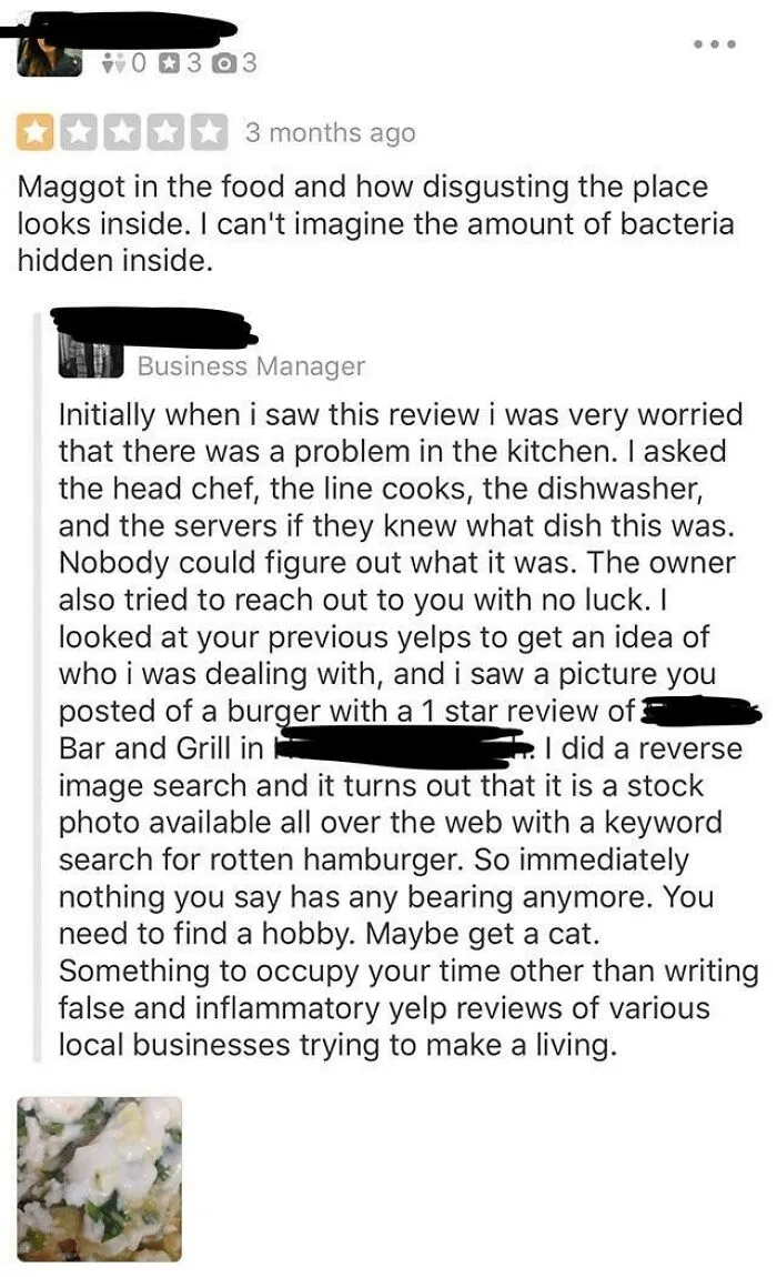 35 Of The Funniest Business Comebacks To Negative Fake Reviews