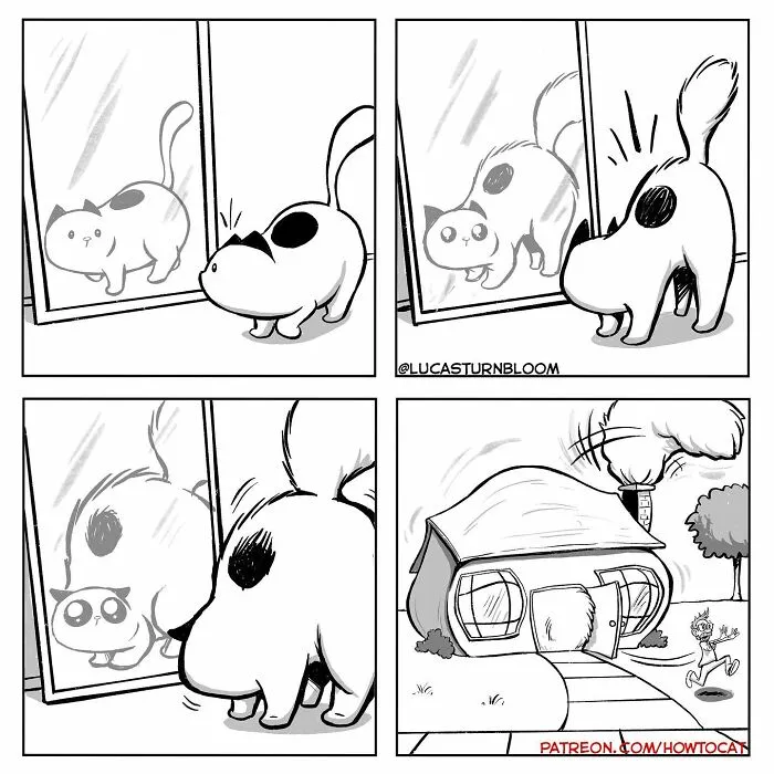 Daily Struggles And Life With A Cat: 30 Funny Comics By “How To Cat” (New Pics)