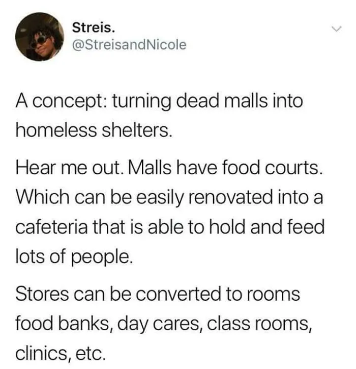 I’ve Always Thought Old Malls And Strip Malls Could Be Converted Into European Style Walkable Towns