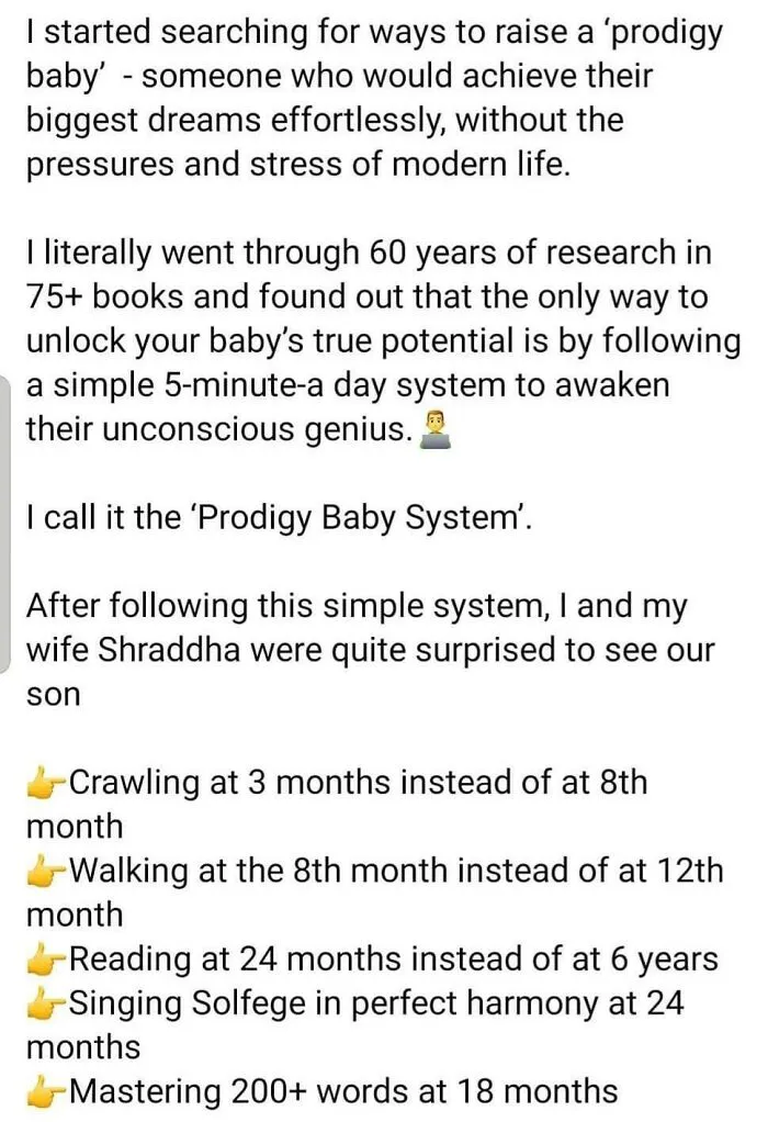 Raise A Prodigy Who Will Fail At Life As An Adult