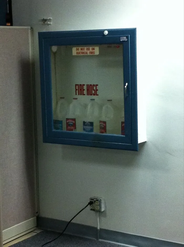 Espero que el incendio no sea demasiado grande