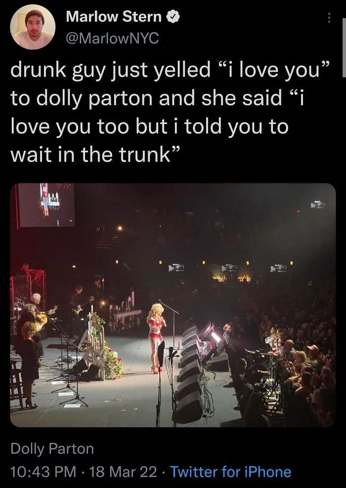 Master Counter-Heckler Dolly Parton