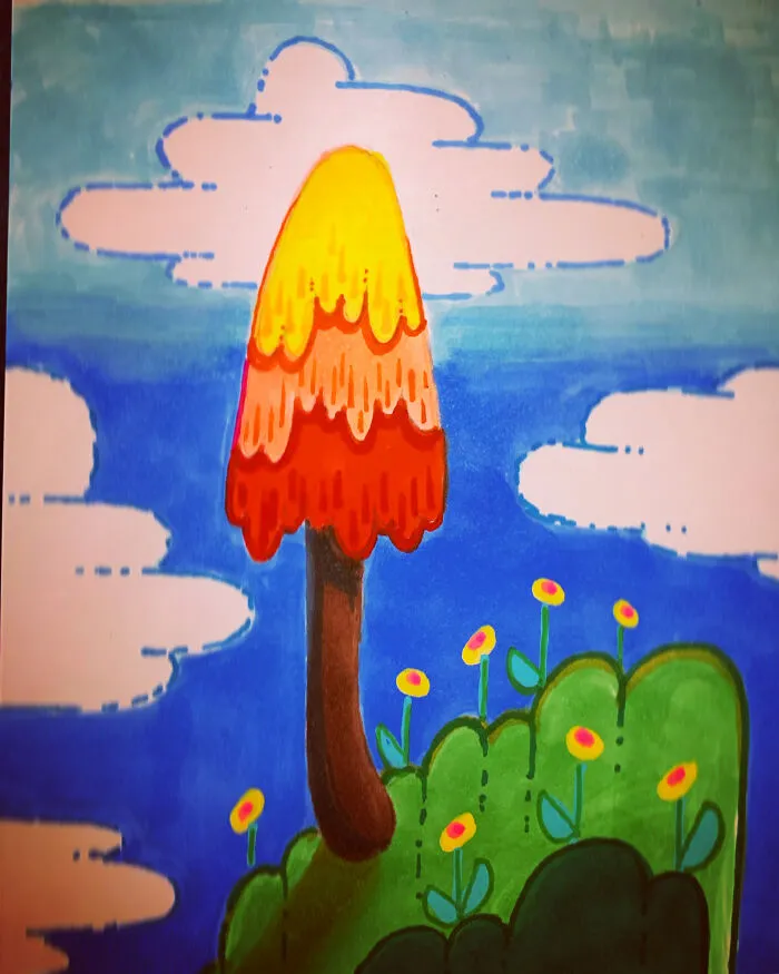 Colorful Mushroom