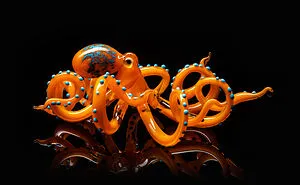 I'm An Ukrainian Artist That Creates Handmade Blown Glass Octopi And Spiders