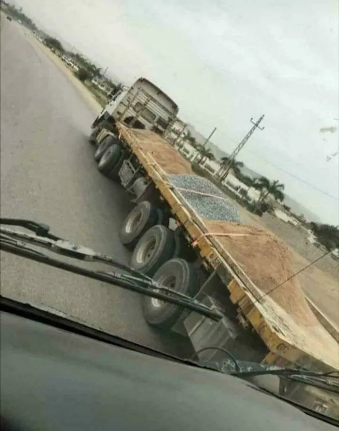 Secure Load?!? Drive Behind Me And Find Out!!! (Tarps Are On The Catwalk!)
