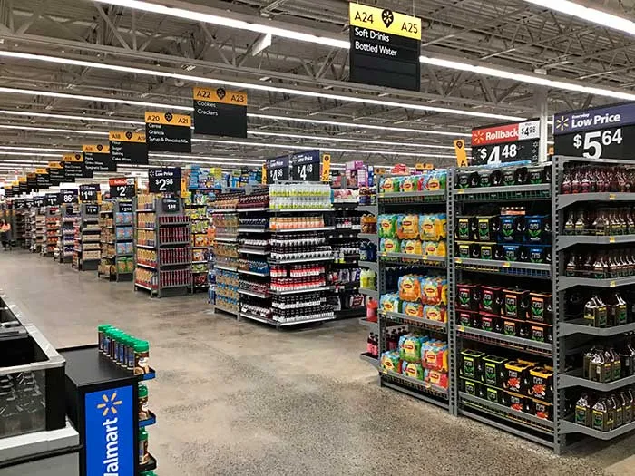 Grocery Stores Full Of Different Food