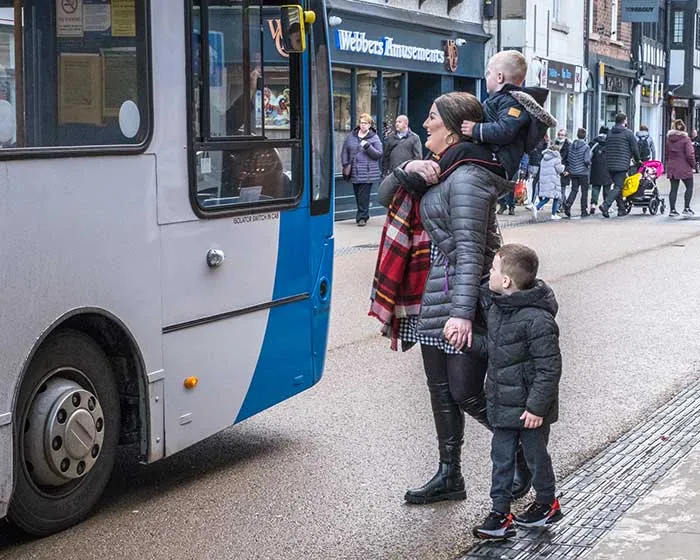 Los autobuses siempre llegan a tiempo